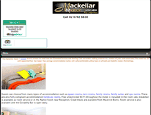 Tablet Screenshot of mackellarmotel.com.au